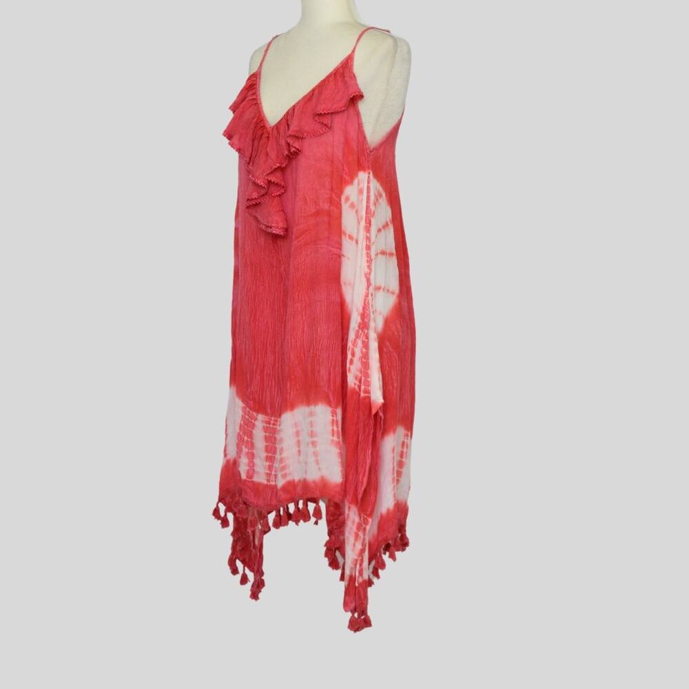 EXIST Women's Tie-dye Cover Up Pink Size L/XL - Picture 2 of 9